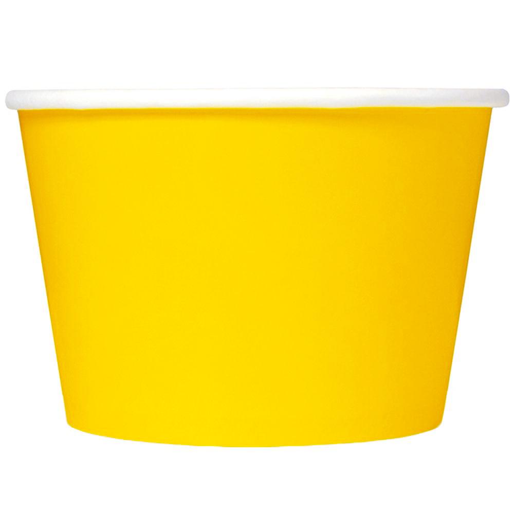 UNIQ® 8 oz Yellow Ice Cream Cups